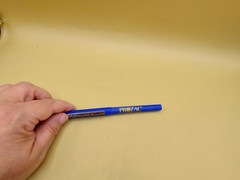 Vintage working Pharmaceutical Drug Rep PROZAC Bic blue/gold pen