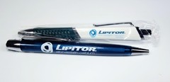NOS Pfizer Lipitor Pharmaceutical Advertising Pens Lot of 2 Medical Promo WORKS