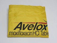 Huge Avelox Vinyl Zippered Tote Drug Rep Pharmaceutical Promo Advertising Yellow