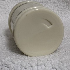 Darvon COMPOUND-65 Vintage Apothecary Pharmaceutical Milk Glass Jar with Lid