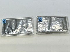 Hafnium Foil 97.72% Pure. Less than 0.2% Zirconium 50 x 30 x 0.01mm Soviet Union