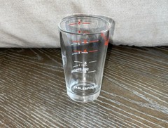 Vintage Elixophyllin Asthma Medication Dosing Shot Glass Measuring Cup