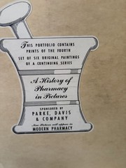 A History Of Pharmacy In Pictures by Parke Davis Set of 40 Prints 1957