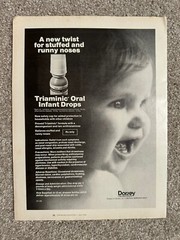 Vintage Donnatal Pharmaceutical Single Page Magazine Advertisement