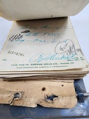 Prescription Atlas Rx Pad Paper Apothecary Druggist Pharmacy Medicine 1949