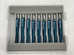 Lipitor Drug Rep Pens Pharma Heavyweight Metal Promo Tested Works Lot of 9