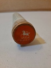 Vintage Pharmacy Sodium Tablets Glass Vial With Cork Paper Label