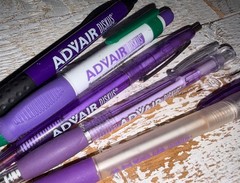 Vintage Advair Diskus Pen Promotional Pharmaceutical Drug Rep LOT of Five