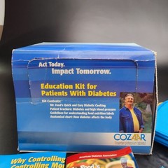 Cozaar Education Kit for Patients with Diabetes Guidelines Vintage Collectible