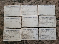 File box & 98 antique prescriptions (1907) – Opium, Ergot, Codeine & Anodyne