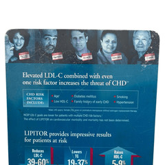 Lipitor Pharmaceutical Advertising Clipboard