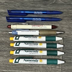 Lot of 8 Namenda Lexapro Campral PENS Drug Rep Pharmaceutical Promo Advertising