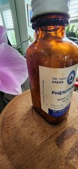 Vintage Phenobarbital Glass Bottle Lannett Company 1980