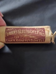 Vintage Forker’s Electricity Pills, Still In Original Packaging With Papers