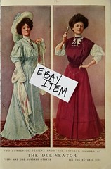 1907 NEW YORK The Delineator RARE advertisement Butterick Publishing Co.,