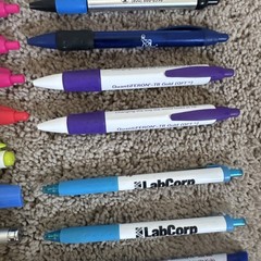 26 – Plastic & Metal Pharmaceutical Drug Rep Pens Medical – Collectible – Rare