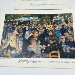 1963 Pfizer Renese Drug Advertising Distinguished Art Prints Brochure Lot Of 4