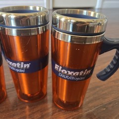 4-Eloxatin Oxaliplatin Thermal Coffee Travel To Go Cup Mug Pharmaceutical Drug