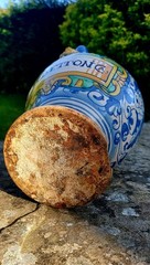 Rare Early 18th-Century Italian Savona Majolica Apothecary Pharmacy Wet Drug Jar