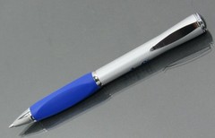 Zoloft METAL Twist PEN Triangular Gripper Drug Rep Pharmaceutical Medical Promo