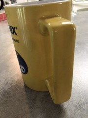 Protonix Pharmaceutical Promotional IV Medication Ceramic Yellow Coffee Mug