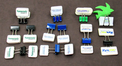 Namenda Avandamet Amitiza Zyrtec Binder Clips Drug Rep Pharmaceutical Lot of 12
