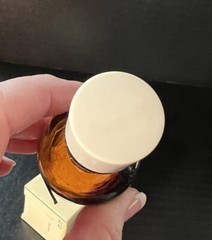 VTG GEVRABON Brown Pharmacy Bottle Apothecary Vitamin Mineral Lederle Labs NY
