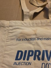 Vintage Diprivan Propofol Tote Bag Pharmaceutical Advertising See Pics! DIP #2