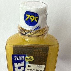 bausch & lomb Clear Choice Mouth Wash Clear Mint Vintage Extremely Rare New Old