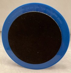 VTG GEODAN 2006 BLUE STICKER DISPENSER/PAPERWEIGHT Pharma Advertising Rep Logo