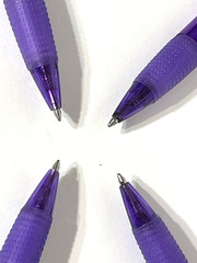 Pharmaceutical Drug Rep Vintage Ink Pens Nexium Collectible Translucent Purple