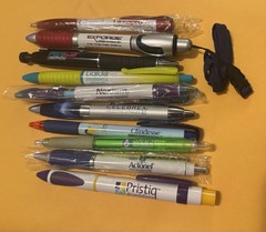 Lot of 10 pharmaceutical promo pen Clindesse Crestor Pristiq Celebrex Actonel