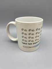 Prestige Medical Aspirin Pharmaceutical Medical Mug Take Two and Call Me Quote