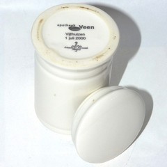 Y2K Ceramic Apothecary Jar Apotheek Veen Vijfhuizen 2000 Delft Style