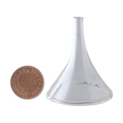 Handblown Antique Glass Scientific Laboratory Miniature Funnel 5.1cm 2″ #2