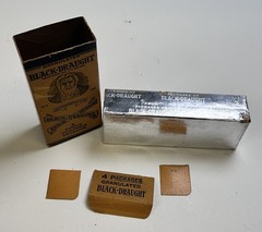Vintage Black Draught Laxative Medicine New In Box 4 Inside Box