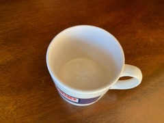 Drug Rep Cefobid „temperature sensitive“ coffee mug new, never used.