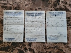 100 antique prescriptions (1912): Opium, Poppy, Dionin, Codeine & Anodyne