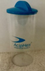DRUG REP RARE ACIPHEX CLEAR PLASTIC/ACRILIC CANISTER