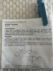 Drug Rep Pharmaceutical Memorabilia ALTACE Pen w/Info Sheet, NIP