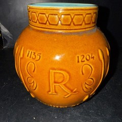 Vintage Ceramic Schering Coricidin Secundum Artem Maimonides Pharma RX 5.5”