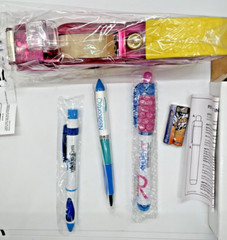 Ambient CR Stapler Tape Dispenser Pen light NasacortAQ Actonel Ballpoints NOS
