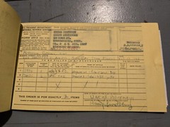 Vintage US Treasury IRS Opium Coca Leaves Opiates Narcotic Order Form 1966