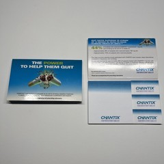 Chantix Pharmaceutical Drug Rep Sticky Note Pack x 2