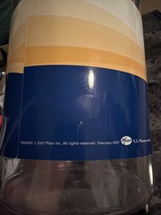 Pfizer Pharmaceuticals Lyrica Cotton Ball Container Drug Rep Promo 2000s