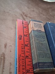 Vintage Antique Medical Apothecary Box Lot Abbott Ointment J&J Red Cross