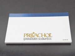 Pravachol PEN & Memo Sticky Note Pad Drug Rep Pharmaceutical Promo Advertising