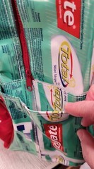 Colgate Total Backpack Recycled Toothpaste Tubes Advertising Dental Collectible