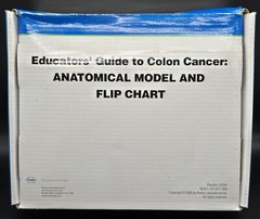 NIB Roche Pharmaceutical Xeloda Colon Cancer Anatomical Model & Chart Display