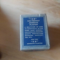 Vtg Red Cross Bandage Medical Original Box Johnson + Johnson Antique